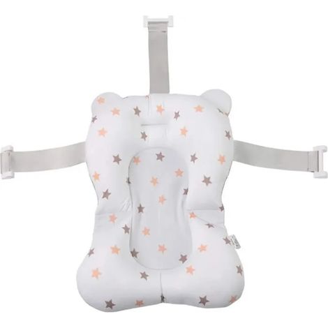 Coussin De Baignoire Bébé,Baignoire Nouveau Né,Coussin De Siège De Bain avec Support Siège De Bain Bebe Filet Coussin De Bain (1/4)