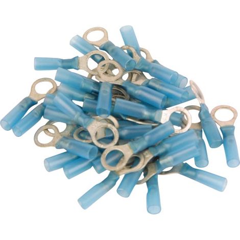 Morsetti elettrici con occhiello da 8 termoretraibili - 40 morsetti