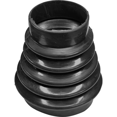 soufflet levier de vitesse caoutchouc protection noir souple voiture moto tracteur mini pelle tondeuse machine boite poussière, 45x66x100mm (1/3)