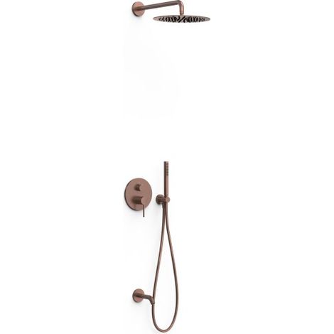 Kit mitigeur encastré 3 voies Rapid‑box pour douche Study Volcanic - TRES 26237302VO