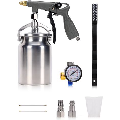 Pneumatic Paint Sprayer with Cup High Atomization 360 Degree Air Spray Gun for Vehicle Painting (1/5)