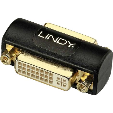 Lindy 41233 adattatore per inversione del genere dei cavi DVI Nero (1/5)