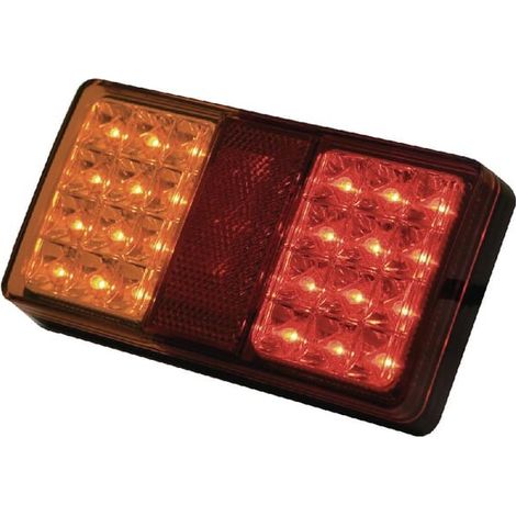 Feu arrière LED rectangle UNIVERSEL LA26002AR