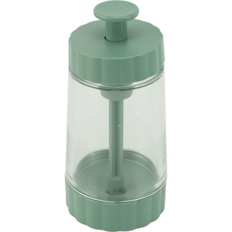 Doseur de Sel Quantitatif 0.5g, Bouteille d'Assaisonnement à Contrôle Précis pour Cuisine, Vert (1/5)