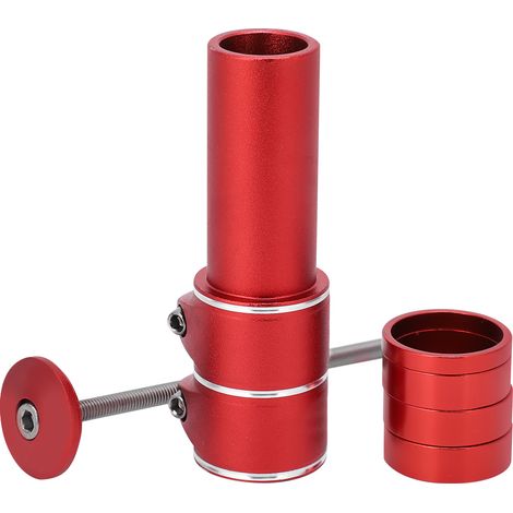 Lenkererhöhung für Fahrräder, Gabelverlängerung für Mountainbikes, rotes Zubehör (1/5)