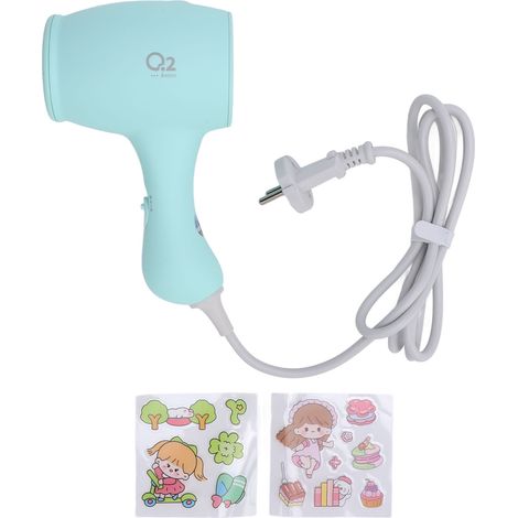 Sèche-cheveux pour enfants, 3 modes, 3 vitesses, température constante, sécurité anti-surchauffe, soin des cheveux, sèche-cheveux ionique pour la maison et les voyages, prise UE 220 V 550 W (1/5)