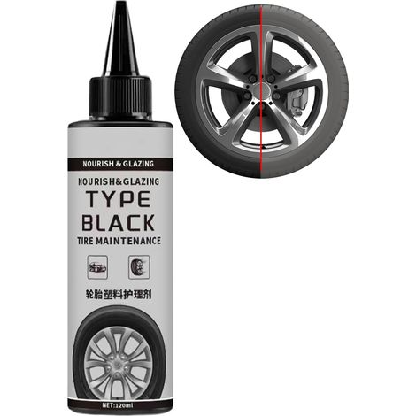 Spray d'étanchéité brillant pour pneus - 120 ml - Imperméable - Pour débutants, professionnels, atelier, réparation, caravane, monospace, berline, camion, SUV (1/5)