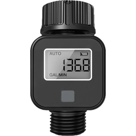 Débitmètre d'eau, Capteur De Compteur d'eau Électronique Multifonction Grand Écran LCD avec Mesure du Volume d'eau (1/5)