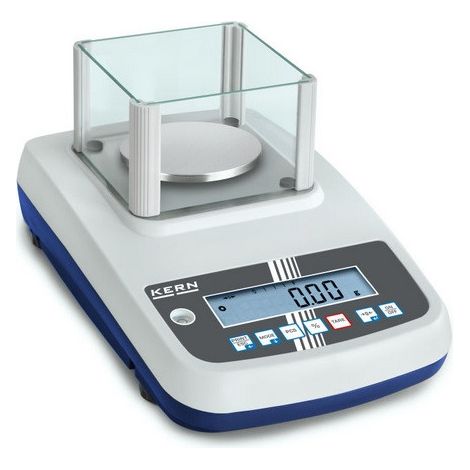 Kern - Balance de précision portée max. 600g plateau ∅120mm + chambre de protection sans interfaces de données - EWJ600-2SM