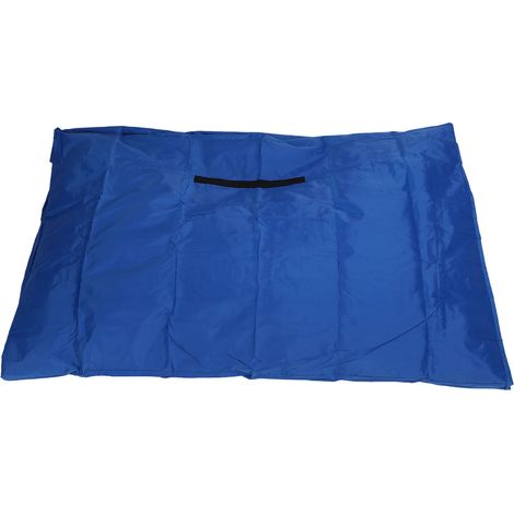 Housse de matelas résistante, imperméable et anti-poussière, réutilisable, pour le déménagement et le rangement, bleu bijou (1/5)