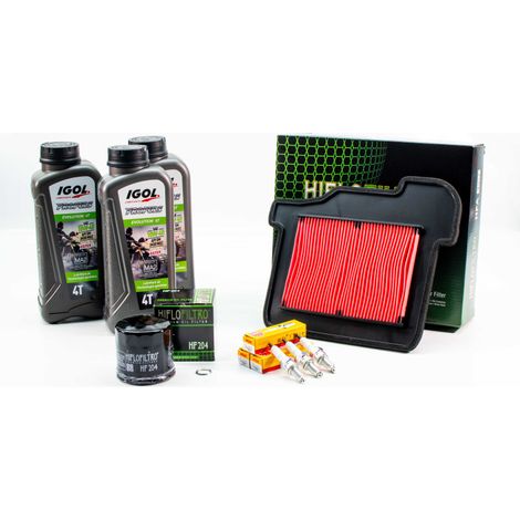 Kit Révision Filtres Bougies pour YAMAHA TRACER 900 de 2015 à 2016 - IGOL PROPULS EVOLUTION 10W40 3L