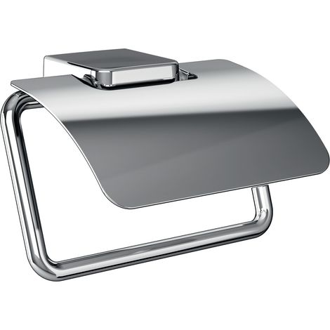 Porte-papier tendance emco avec couvercle, chromé, 020000100, (1/4)
