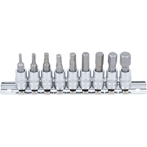 B.2749 Bussole Allen. 3/32"-3/8", 3/8", 9 pz. ca. (1/3)