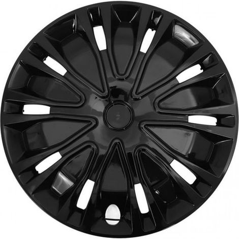 1 pièce Enjoliveur de roue, 15 pouces, en polypropylène, pour jantes 15", protection moyeu, installation sans outil (1/5)