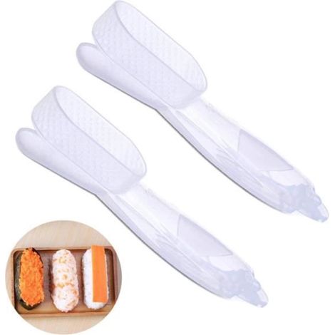 Moule à Sushi 2 PCS Cuisine Bento Sushi Onigiri Moule Outil Carré Boule de Riz Moule Onigiri DIY Cuisine Outils pour Restaurants (1/4)