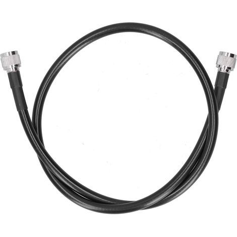 Câble coaxial 7 conducteurs N-JJ, connecteur mâle de type N, rallonge concentrique, gaine de 400 µF