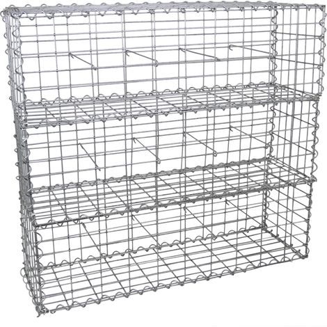 3 x Gabionen Steingabionen Gabionenkörbe Drahtkorb Gitterkorb 100 x 30 x 30cm