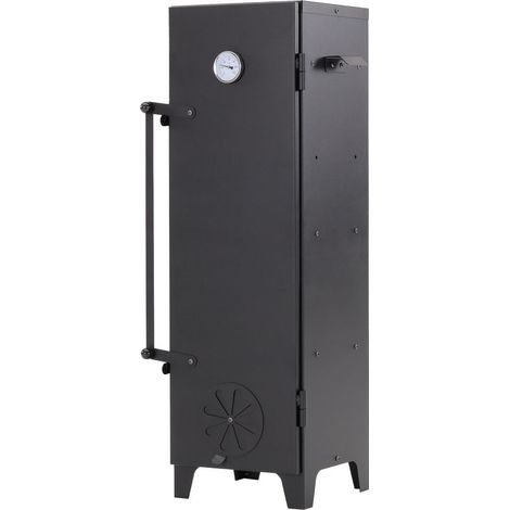 Grill Räucherofen Profi Ofen Gartengrill Räucher Schwarz Räucherkammer Räucherei (1/5)