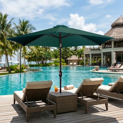 Sombrilla Playa Piscina Parasol Reclinable Protección UV