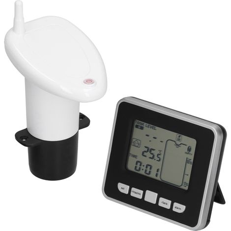 Wassertank-Füllstandsmesser mit Ultraschall-Digitalanzeige und Tiefenmesser-Sensor-Überwachungssystem (1/5)