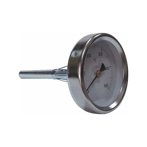 Thermomètre à plonge 100mm 500°C - DIFF