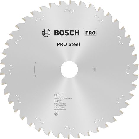 Bosch Circular Saw Blades PRO Steel Circular Saw Blade 203 x 25.4 mm 2608846860 (1/5)