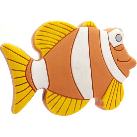 Kindermöbelknopf Fisch 54 x 13 x 38 mm Gummi (1/3)