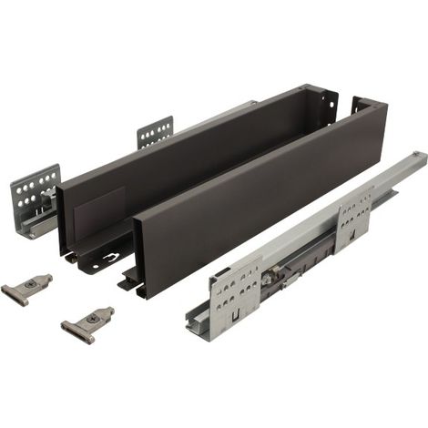 Cajón para gamepad S-BOX, bajo, antracita, 450 mm (1/5)