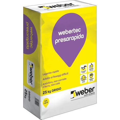Cemento presarapida Webertec