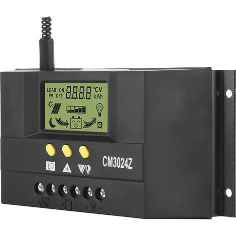 12V/24V/30A Solar-Laderegler mit PWM-Steuerung und LCD-Anzeige für Haushalt, Industrie und Gewerbe (1/5)