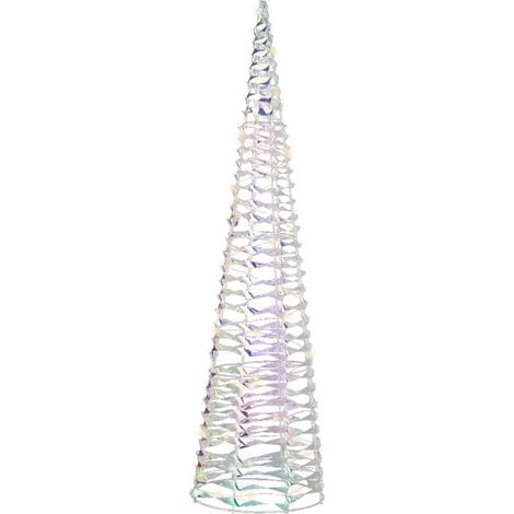 Albero di Natale conico iridescente (1/3)