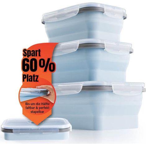 Accesorio de almacenamiento gourmetmaxx 15096 silicona apilable