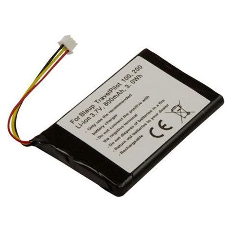 Batterie 800mAh pour GPS 3,7V Blaupunkt TravelPilot 100 Li-ion (1/3)