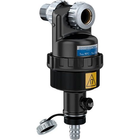 Déflecteur de boue avec aimant pour installation sous chaudière DIRTMAGSLIM® Caleffi 545101  3/4" M - Ø 18