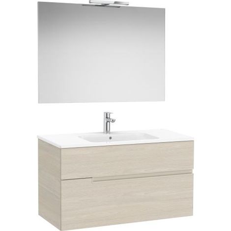 CONJUNTO VICTORIA-N MBLE.BA.+LAV.DBL.2 CJN.1000MM EPJO.APL.LED FRESNO CLR.