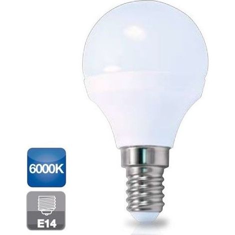 Sphärische LED Birne E14 4W kaltes Licht 6000K 320 lm GSC 2001563