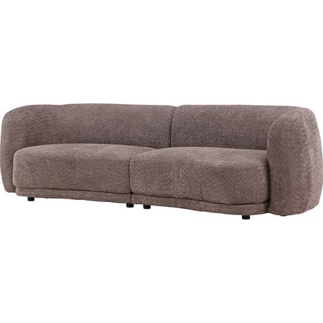 Cielo Sofa 3-Sitzer braun.