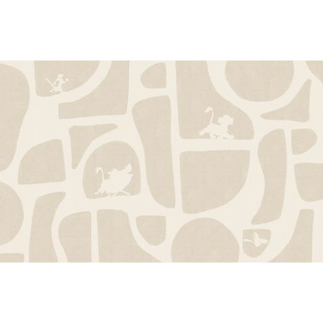 Komar Wandtapete - Disney The Lion King Animals and Shapes - 250 x 400 cm - Vlies - für Kinderzimmer (1/2)