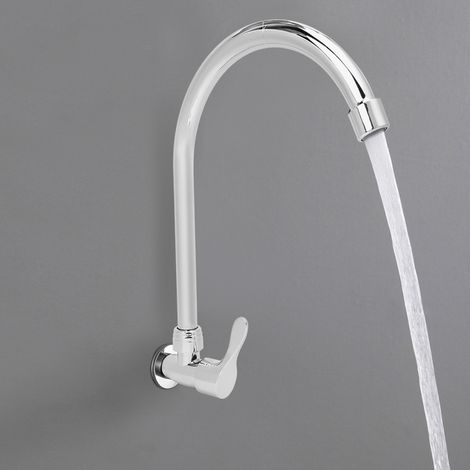 Robinet d'évier en alliage de zinc G1/2 po à rotation à 360 degrés pour usage domestique et cuisine (1/5)