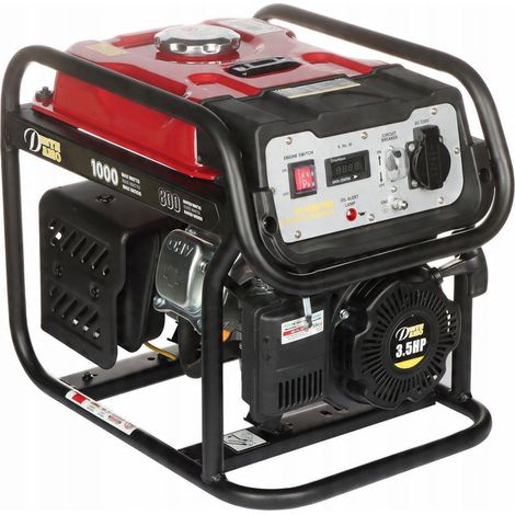 Generador portátil Delta DY-1020/PRO rojo y negro 800 W (1/3)
