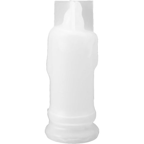 Stampo in silicone bianco a forma di cristallo per candele, ideale per lavori fai da te, antiaderente e facile da pulire. (1/5)