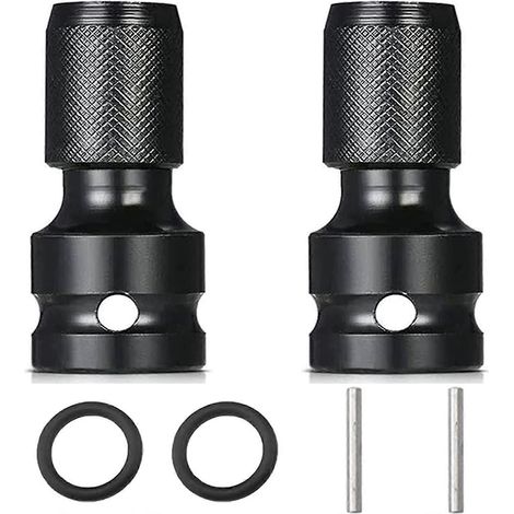 Adaptateur à tige hexagonale en 2 parties Adaptateur à tige hexagonale Adaptateur à tige hexagonale Douille carrée 1/2" vers 1/4" (1/5)