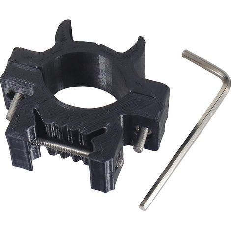 Support de fixation pour lampe torche imprimé en 3D sur rail, compatible avec les lampes torches Ta30, Pa5, P60 et P5. (1/4)