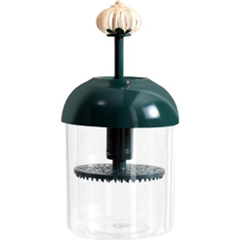 Mousseur à mousse transparent portable pour nettoyant visage, fouet à bulles rapide et économique, couleur vert foncé. (1/5)