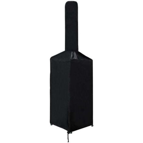 Schwarze, wasserdichte und staubdichte Pizzaofenabdeckung für den Außenbereich, wetterfester Pizzaofenschutz, staubdichte Regenschutzhülle für Pizzaofen und Grill (6545107165cm)