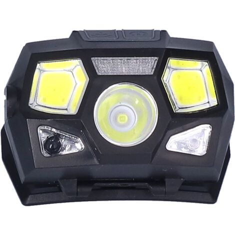 Lampe frontale haute luminosité, longue durée de vie de la batterie, interrupteurs à capteur, lampe frontale à Induction librement réglable à 60 degrés pour le sport