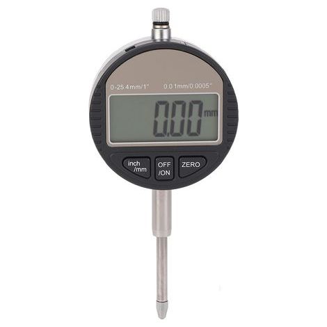 Indicateur à cadran numérique 0-25.4mm, grand écran LCD à 3 chiffres, Test électronique précis pour machines (1/5)