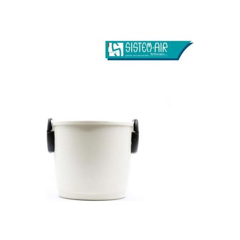 Bac à poussières crème pour centrales d'aspiration Sistem Air Tecno R-evolution, Tecno Evox et Tecno Prime, Sistem Air 9900.178