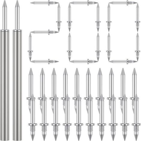 200 Clous sans Couture à Double Tête pour Plinthes - Vis Invisibles avec 2 Outils Spécifiques - Fixation Discrète et Propre (1/5)