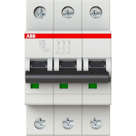 S203 D32 Interrupteur automatique 6 KA 3P (1/4)
